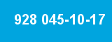 928 045-10-17 928 045-10-17